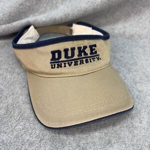 Duke University Embroidered Unisex Tan Duke Visor Adjustable OSFM